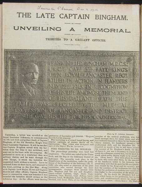 Newspaper Obituaries of Frank Miller Bingham (28)