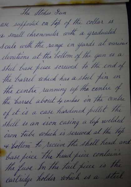 Hand grenade lecture notes by Lance Corporal Robert Rafton (42)