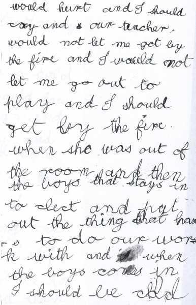 Child's letter to Frank Downswell (10)