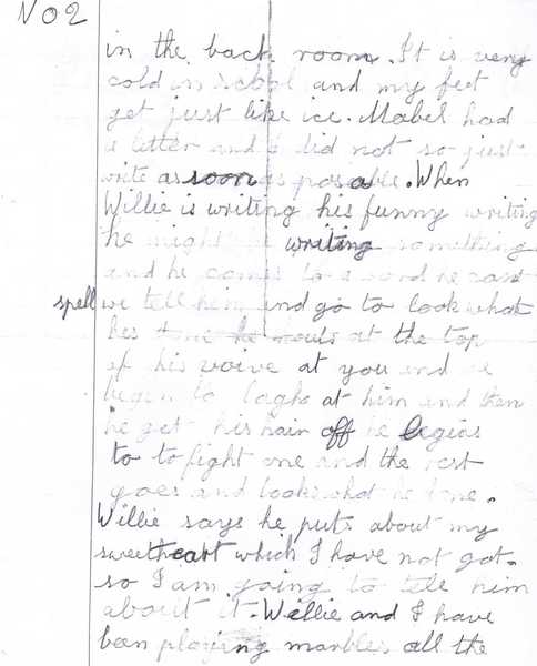 Child's letter to Frank Downswell (3)