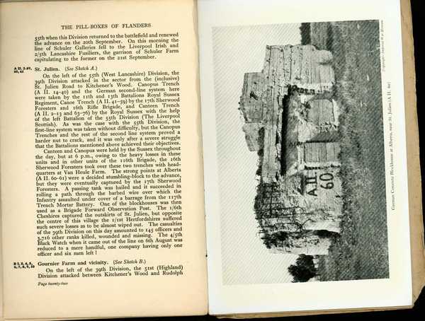 Book entitled  'The Pill-boxes of Flanders', Col. E. G. L. Thurlow. From the effects of Charles W. Carr (17)