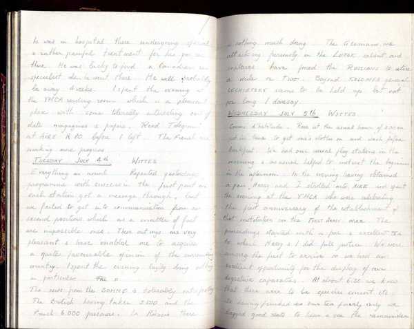Diary, R. W. Taylor, Army Cyclists Corps (38)
