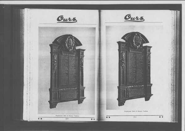 Extracts from the Reckitt and Sons company magazine 'Ours' about the unveiling of the memorial plaques (4)