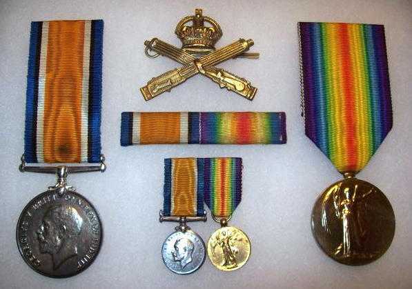 Medals of Private John Wyllie (1)