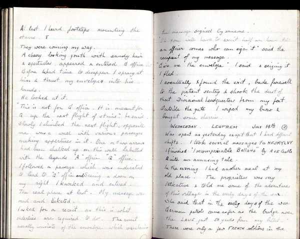 Diary, R. W. Taylor, Army Cyclists Corps (32)