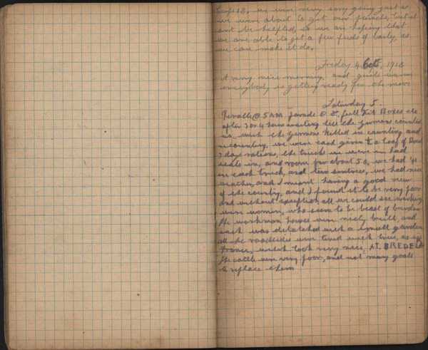 Diary as a P.O.W. of C.S.M Peter McNally of the 4th Batt. East Yorks (27)