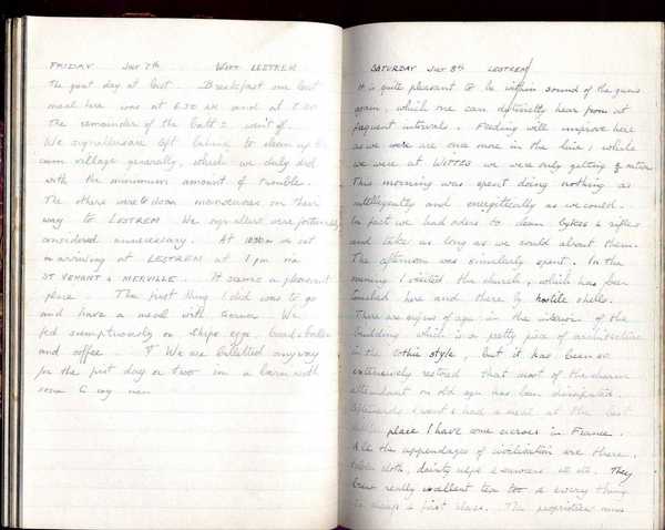 Diary, R. W. Taylor, Army Cyclists Corps (36)