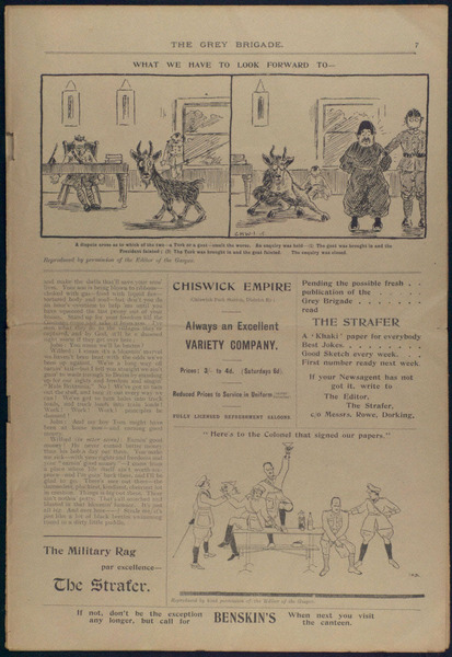 The Grey Brigade and Richmond Camp News: 11th December 1915 (7)
