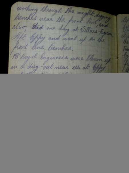Notebook of Private Arthur Snape of the 1/8th Lancs Fusiliers, including notes on training, poems, and diary (9)