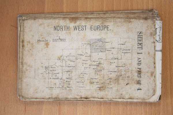 Map of Northern Europe (North West Europe: Sheet 1 and Part of 4), scale 1/250000, annotated by James Cross (1)