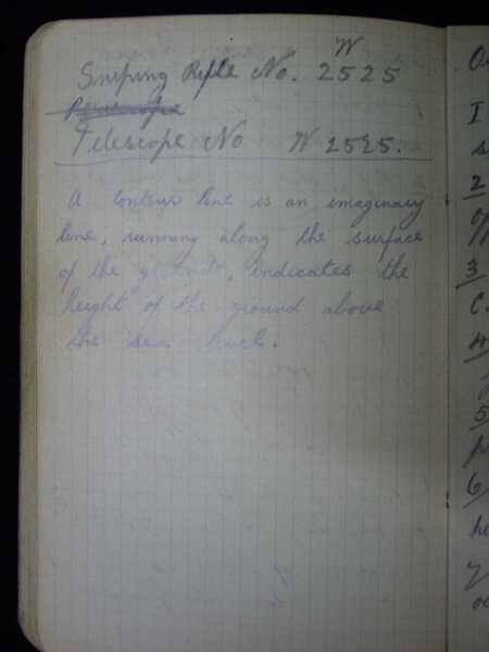 Notebook of Private Arthur Snape of the 1/8th Lancs Fusiliers, including notes on training, poems, and diary (32)