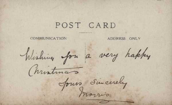 Postcard sent by Morris Hughes (2)