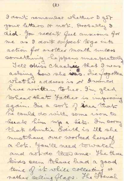 Letters of Hew Hutchison Grieg to his mother (15)