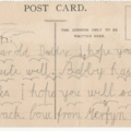 Postcard: To Edward Thomas.
