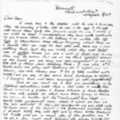 Letter from Mr Walter C Baynes to Walter 'Dem" Baynes (1)