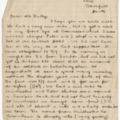 Letter: To Edward Thomas.