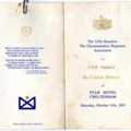 Union Dinner card relating to Charles Woodward Carr (1)