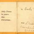 Christmas card sent by Joseph Bullock (2)