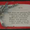 Postcard of the first verse of the National Anthem, 1914 (1)