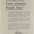 Army Form B.218F, 'Young Men, Your Country Needs You!' (1)