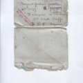 War office envelope and in memorium cuttings (1)