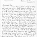 Letter from Mrs Bertha Baynes to Walter 'Dem" Baynes (1)