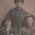 Photograph of John Cawkwell, Thomas Cawkwell, and another man (1)