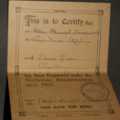 Identity cards for members of the Dowdeswell family, Cheltenham (5)