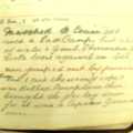 Photographs of Private Frank Kelty's Diary (3)