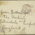 Letter: To Gordon Bottomley.