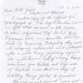 Letter describing how the photograph after an advance on the Somme (13th Royal Fusiliers) was taken (1)