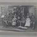 Photograph of Alexander McGregor in a group at Dalzill House, Motherwell (1)