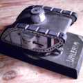 Model tank and old suitcase (1)