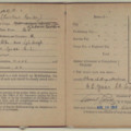 Army Book 64, Soldier's Pay Book for Use on Active Service for Colour Sergeant E. L. Gass (3)