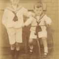 Two photographs of Eric and Allan Jackson 1918 (1)