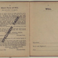 Army Book 64, Soldier's Pay Book for Use on Active Service for Colour Sergeant E. L. Gass (8)