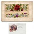'A present for a good girl': Embroidered postcard from Harry Cochrane (1)
