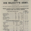 Army Form B.218M, Pay and Terms of Service for His Majesty's Army (1)